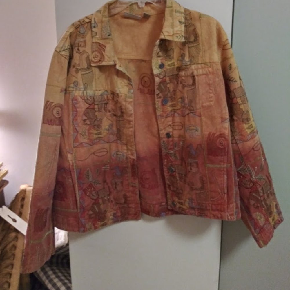 Chico's Design Yellow Jacket - Women's plus size 2